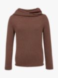 Celtic & Co. Geelong Wool Collared Slouch Jumper, Ember