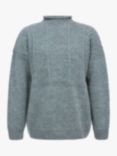 Celtic & Co. Gansey Wool Jumper, Dark Skylight