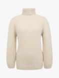 Celtic & Co. Alpaca Blend Roll Neck Jumper, Oatmeal