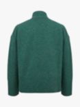 Celtic & Co. Flecked Patch Pocket Merino Wool Jumper, Bottle Green