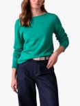 Celtic & Co. Fine Knit Merino Wool Jumper, Sea Green