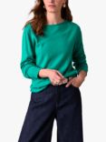 Celtic & Co. Fine Knit Merino Wool Jumper, Sea Green