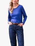 Celtic & Co. Cotton Long Sleeve T-Shirt, Cobalt