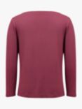 Celtic & Co. Drape Cowl Neck Jersey Top, Claret