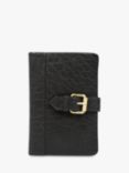 Celtic & Co. Leather Buckle Purse, Black