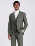 Moss Puppytooth Wrinkle Resistant Suit Jacket, Green