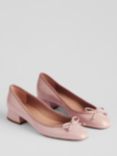 L.K.Bennett Aurelie Leather Bow Ballerina Courts