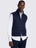 Moss Flannel Gilet, Blue