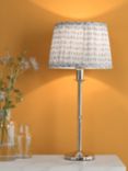 English Heritage St John Street Pleated Lamp Shade, Grey/Multi