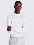 Moss Mock Neck Jumper, White