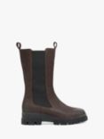 Celtic & Co. Nubuck Tall Chelsea Boots, Chocolate