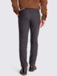 Moss Regular Fit Flannel Trousers, Charcoal