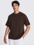 Moss Heavy Weight Crew Neck T-Shirt, Chocolate