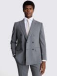 Moss Double-Breasted Striped Suit Jacket, Sage