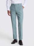 Moss Tailored Fit Flannel Suit Trousers, Duck Egg