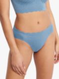 sloggi Feel Bliss High Leg Knickers, Azura Blue