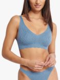 sloggi ZERO Feel Bliss Soft Bra, Azura Blue