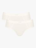 sloggi EVER Ease Hipster Knickers, Pack of 2, Silk White