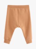 Lindex Baby Organic Cotton Lion Knee Patch Trousers, Beige