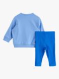 Lindex Baby Organic Cotton Jumper & Leggings Set, Light Blue