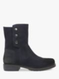 Celtic & Co. Suede Essential Popper Ankle Boots, Dark Navy