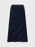 Gerard Darel Caroline Pleated Skirt, Navy