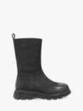 Celtic & Co. Nubuck Calf Length Chunky Boots, Black