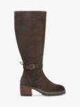 Celtic & Co. Suede Stirrup Knee High Boots, Ebony