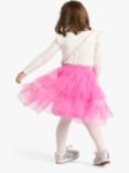 Lindex Kids' Layered Tulle Mesh Skirt, Pink