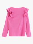 Lindex Kids' Frill Shoulder Top, Pink