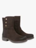 Celtic & Co. Suede Essential Popper Ankle Boots, Chocolate