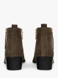 Radley Sloane Gardens 2.0 Suede Zip Ankle Boots, Khaki