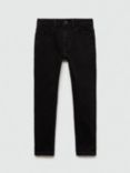 Mango Kids' Denim Skinny Jeans, Open Grey