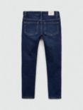 Mango Kids' Denim Skinny Jeans, Open Blue