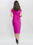 Gina Bacconi Izzy Ruched Bodycon Dress, Pink