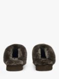 Radley Maple Lane Suede Shearling Cuff Slippers, Chocolate