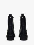 Radley Durham Place Leather Longline Chelsea Boots, Black