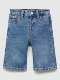 Mango Kids' Culotte Jeans, Open Blue