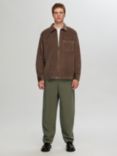 SELECTED HOMME Dennis Cotton Twill Barrel Leg Chinos, Kalamata