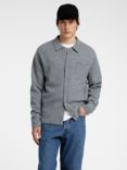 SELECTED HOMME Knit Cardigan, Medium Grey Melange