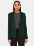 Whistles Slim Jersey Jacket, Forest Green