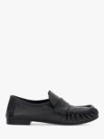 Dune Gemi Leather Loafers, Black