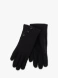 totes Thermal SmarTouch Button Pipe Gloves, Black