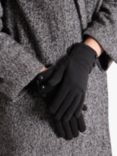 totes Thermal SmarTouch Button Pipe Gloves, Black