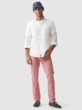 Rodd & Gunn Coromandel Linen Slim Fit Long Sleeve Shirt, Coconut