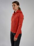 Montane Fury Full Zip Fleece Hoodie, Saffron Red