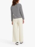 Chinti & Parker Little Miss Sunshine Breton Stripe Top, Navy/Multi