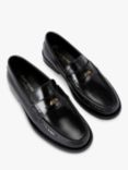 KG Kurt Geiger Luis Leather Penny Loafers, Black