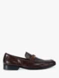 KG Kurt Geiger Luca Leather Slip On Loafers, Brown