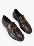 KG Kurt Geiger Luca Leather Slip On Loafers, Brown